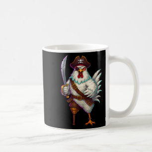 Mug Pirate Poulet Drôle Costume D'Halloween Pour Homme