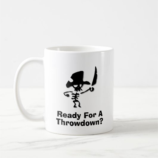 Mug Pirate Prêt Pour Un Coup De Fouet (Gauche)