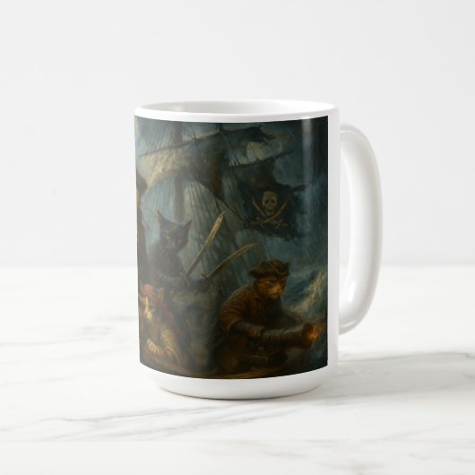 Mug Pirate Red Paws (Devant droit)