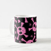 Mug Pirate Skull : Girlish Hearts Motif (Devant gauche)