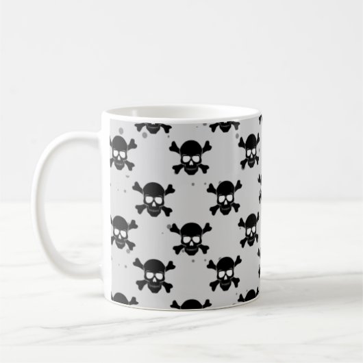 Mug Pirate Style Skuls Motif (Gauche)