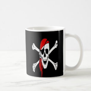 Mug Pirates vintages crâne et os croisés