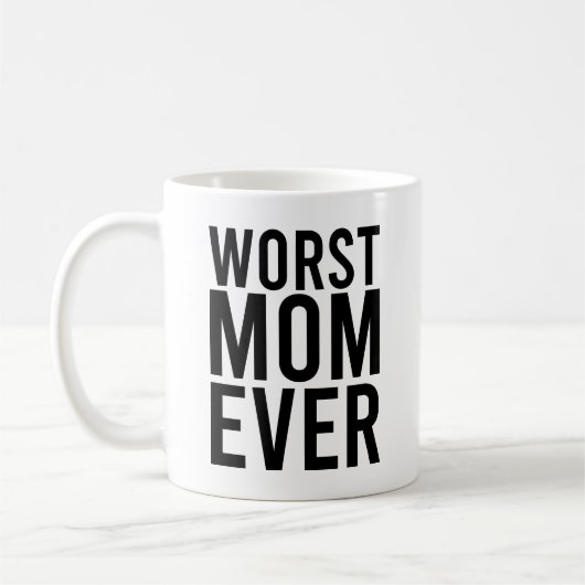 Mug Pire Maman Drôle Mère (Gauche)