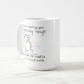 Mug Pire S'Il S'Agit De Données Drôle À Largeur Fixe (Devant gauche)