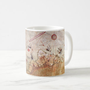 Mug piri reis histoire de la carte mystère vintage An