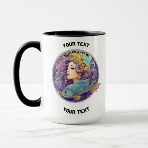 MUG PISCES PERSONNALISÉES SIGNE ZODIAC