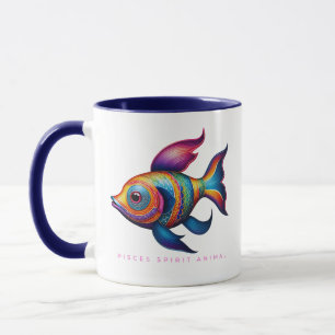 Mug Pisces Spirit Animal Poisson Alebrije Femme