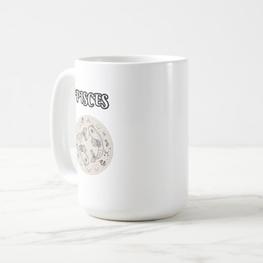 Mug pisces zodiac (Devant gauche)