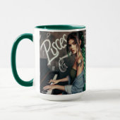 Mug Pisces Zodiac Musicien Piano (Gauche)
