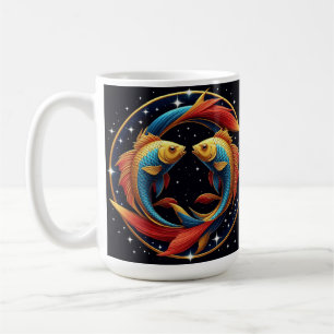 Mug Pisces Zodiac Se connecter dans un style artistiqu