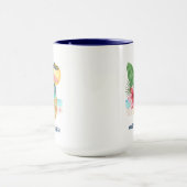 Mug Piscine d'ananas Seahorse Mele Kalikimaka Noël (Centre)