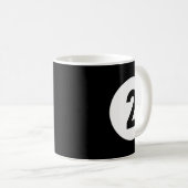 Mug Piscine Ll 2 Matching Billiards Cadeau Easy Hallow (Devant droit)