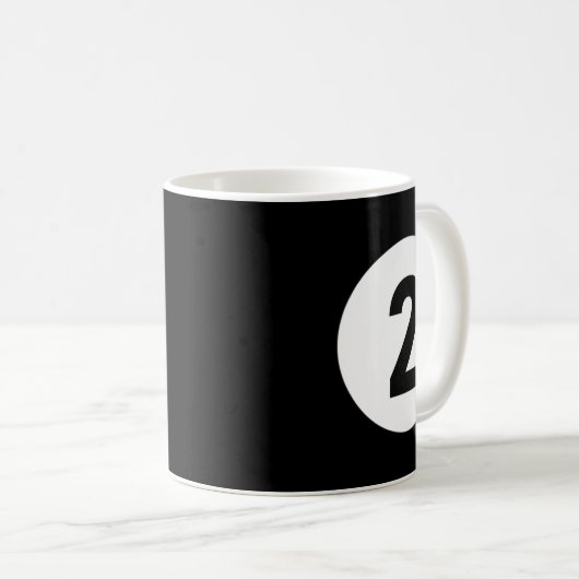 Mug Piscine Ll 2 Matching Billiards Cadeau Easy Hallow (Devant droit)