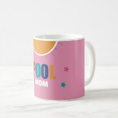 Mug Piscine personnalisée typographie moderne maman mi (Devant droit)