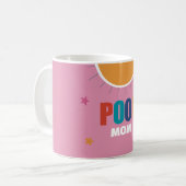 Mug Piscine personnalisée typographie moderne maman mi (Devant gauche)