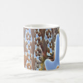Mug Piscine rocheuse Abstraite (Devant droit)