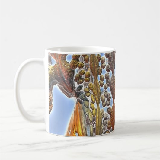 Mug Piscine rocheuse Abstraite (Gauche)