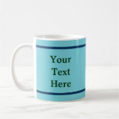 Mug Pissenlit sur fond bleu (Gauche)