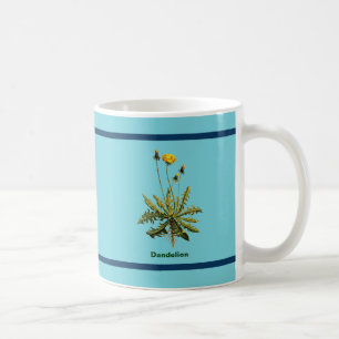 Mug Pissenlit sur fond bleu
