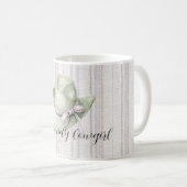 Mug Pistachio Green Lavender Cowgirl Hat Bow (Devant droit)