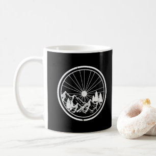Mug Piste cyclable MTB Moderne Black Mountain