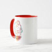 Mug Piste cyclable Retro Hollow Mountain (Devant gauche)