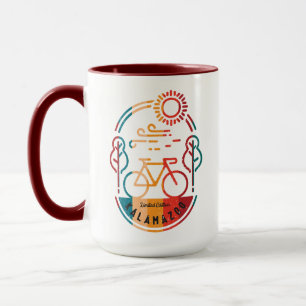Mug Piste cyclable Retro Kalamazoo