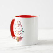 Mug Piste cyclable Retro Xenia Ohio (Devant gauche)