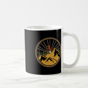 Mug Piste d'aventure en VTT Trail Mtb Cycliste Rétro