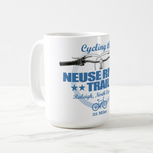 Mug Piste de la rivière Neuse (H2) (Devant gauche)