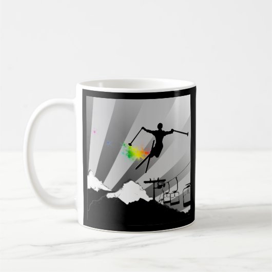 Mug piste en poudre (Gauche)