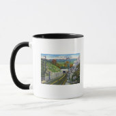 Mug Piste Mohawk Vue de l'entrée W. à Hoosac (Gauche)