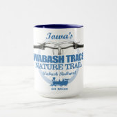 Mug Piste naturelle de la trace de Wabash (H2) (Centre)