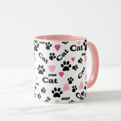 Mug Pistes de chats (Devant droit)