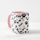 Mug Pistes de chats (Devant gauche)