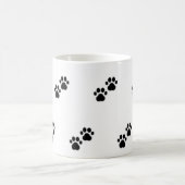 Mug Pistes de chiens en blanc (Centre)