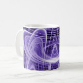 Mug Pistes de lumière violette (Devant gauche)