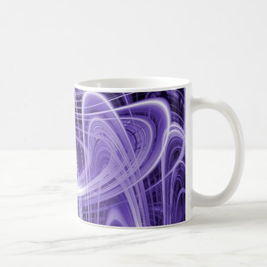 Mug Pistes de lumière violette (Droite)