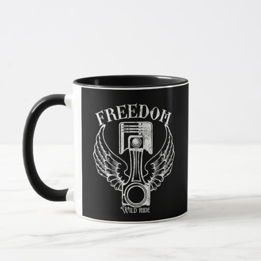 Mug piston rétro-piston vintage (Gauche)