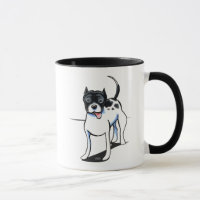 Pit Bull APBT noir blanc