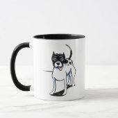 Mug Pit Bull APBT noir blanc (Gauche)