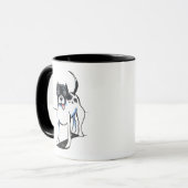Mug Pit Bull APBT noir blanc (Devant gauche)