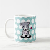 Mug Pit Bull Avec Fleur (Gauche)