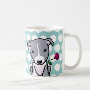 Mug Pit Bull Avec Fleur