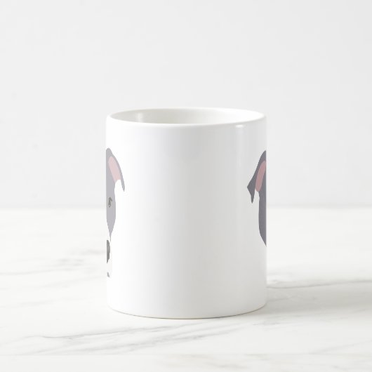 Mug Pitbulbe gris et blanc (Centre)