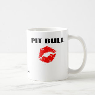 Mug Pitbull avec le rouge à lèvres - L'ORIGINAL