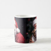 Mug Pitbull avec Noël Festif du Père Noël (Centre)