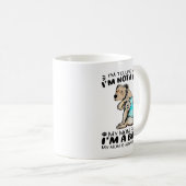 Mug Pitbull Chien I Love Maman Tattoo Pitbull Amoureux (Devant droit)