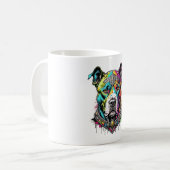Mug pitbull coloré (Devant gauche)