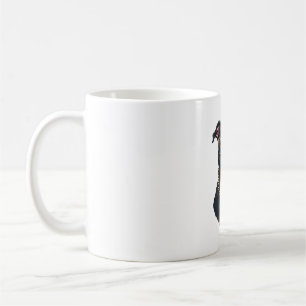 Mug Pitbull Cool Vintage avec Lunettes de Soleil et Ch
